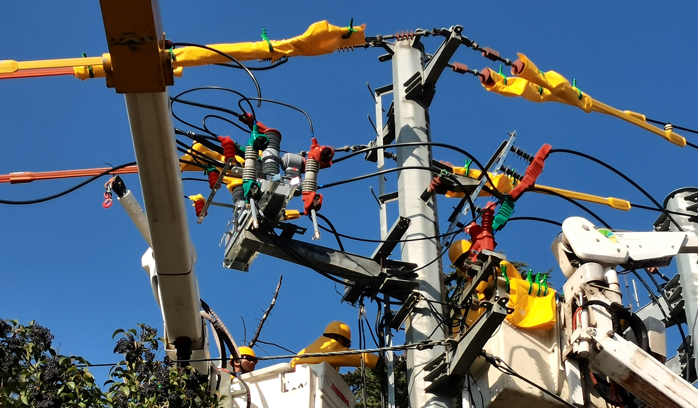 农村电气化信息网讯：（通讯员 于绍迎）连日来，国网枣庄供电公司山亭供电中心组织带电作业人员，集中对城区和偏远农村陈旧的10千伏供电线路开关设备进行集中更换，共更线路联络及分界开关7台、刀闸5组，提高城乡配网供电能力，满足客户冬季用电需求。